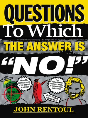 cover image of Questions to Which the Answer is "No!"